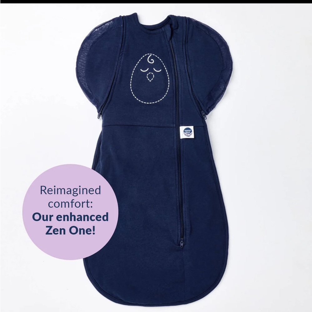 Nested bean weighed convertible sleep sac